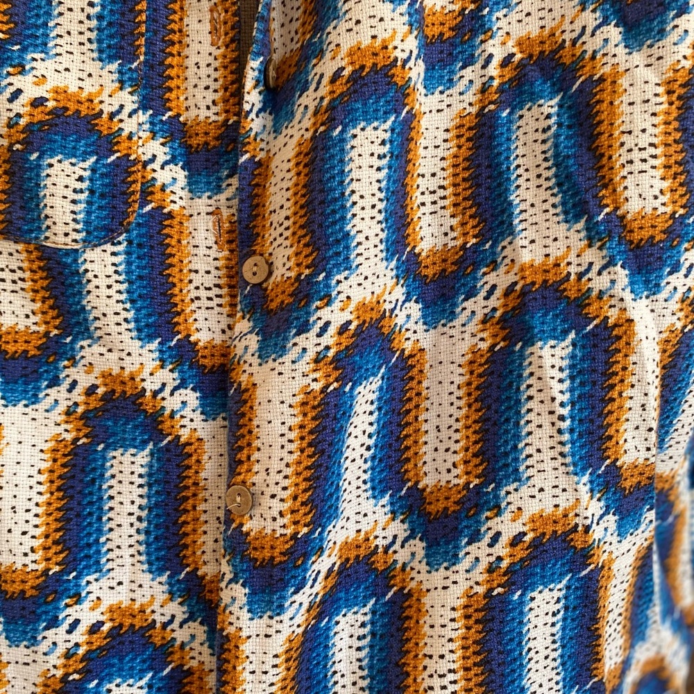 Bdg Multicolor Geometric Button Down Shirt - image 4